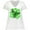 AA-White, variant on Inktastic Painted Clover Patch Shamrocks for St. Patricks Day Women's Plus Size V-Neck T-Shirt