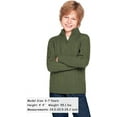 thumbnail image 4 of Oudiya Toddler Boys Cable Knitted Pullover Sweater Half Zip Long Sleeve Lightweight Fall Winter Knitwear Outfit, 3-11 Years, 4 of 8