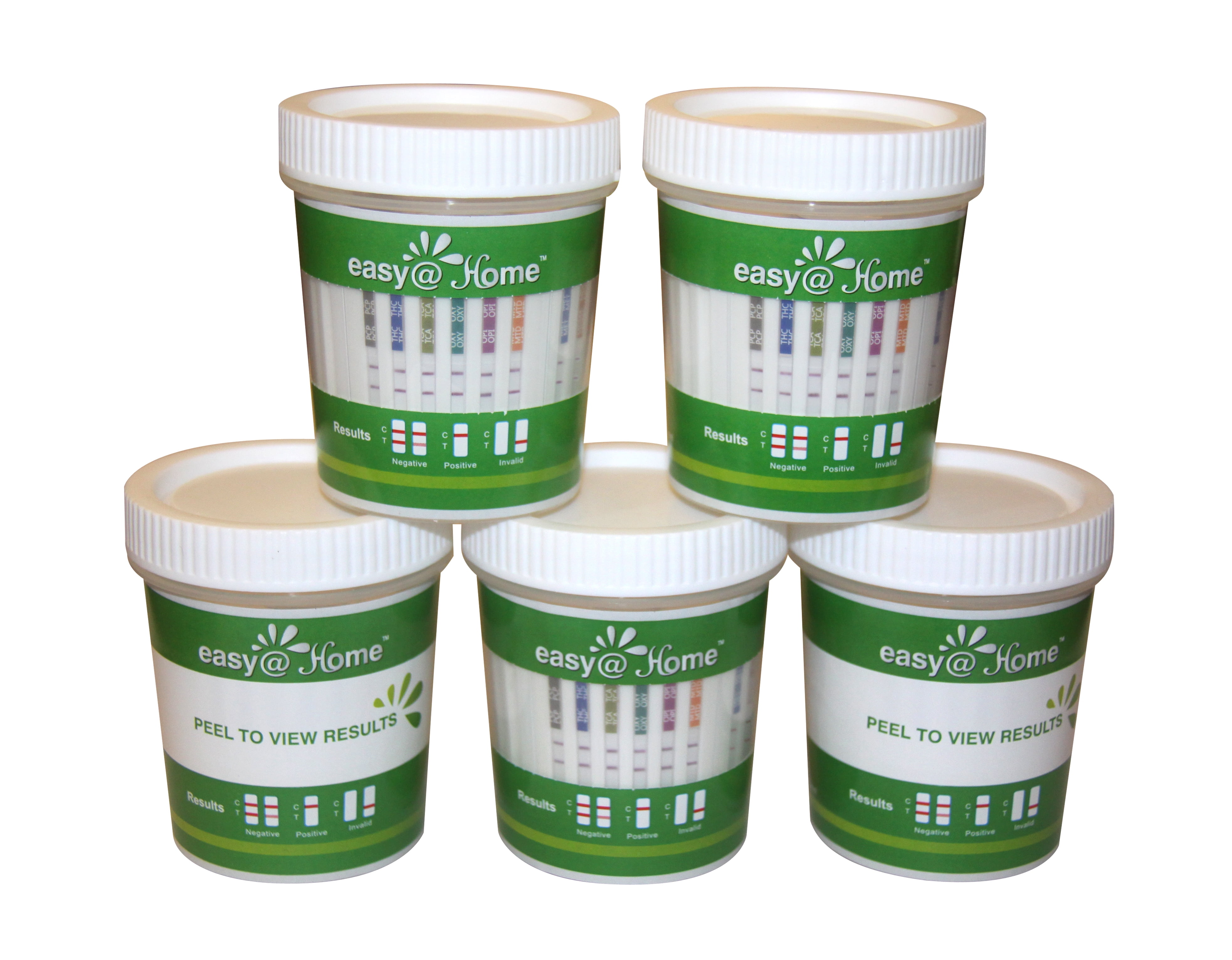 (5 Pack) EasyHome 12 Panel Instant Urine Drug Test Cup ECDOA6125B