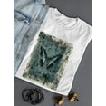 thumbnail image 3 of Butterfly Art And Kanji T-Shirt Women -Elena Ray Designs, Female Large, 3 of 4