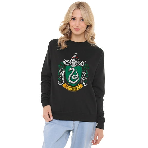 Harry Potter Slytherin Crest Women's Crew Sweatshirt