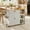41.7"White+3 open storage tiers, variant on Kitchen Island, Lofka 41.7" W Kitchen Island with Storage, Rolling Island Table with Drop Leaf, Adjustable Shelf, Spice/Towel Rack, White