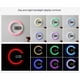 thumbnail image 2 of Large LED Digital Wall Clock, 12 inch Round Wall Alarm Clock with Remote Conrol RGB Night Light Temperature Alarms Wall Electronic, 2 of 5