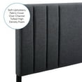 thumbnail image 5 of Modern Sleep Frazier Channel Tufted Upholstered Headboard, Gray and Full, 5 of 11
