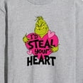 thumbnail image 3 of The Grinch - I'd Steal Your Heart - Men's Long Sleeve T-Shirt, 3 of 5