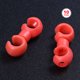 thumbnail image 1 of Clip De Cable De Freno Cable de freno de bicicleta Clip hebilla S estilo bicicleta MTB manguera guía bridas para cables (rojo), 1 of 6