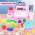 thumbnail image 4 of 27pcs Cash Register Toys Sound Light Effects Fruit And Vegetable Puzzle Enlightenment 360-degree Fillet Grinding Fun Scene Experience Simulated, 4 of 5