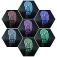 thumbnail image 4 of WEAVILUX Portable Light 3D Hedgehog Night Light Acrylic Multi 1Pcs Cute Lamps for Friends Wedding Occasion, 4 of 8