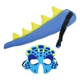 thumbnail image 2 of Conjuntos de máscaras de cola de dinosaurio Fernando Disfraz de dragón azul, 2 of 8