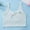 Blue, variant on TMOYZQ Training Bras for Teens Girls Camisoles Long Bralette Bra Seamless Lightly Padded Sport Bras Wire Free 8-11 Years