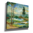 thumbnail image 2 of Epic Graffiti 'Early Spring Landscape I' by Silvia Vassileva, Canvas Wall Art, 26"x26", 2 of 2