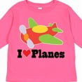 thumbnail image 4 of Inktastic I Love Planes Cute Airplane Boys or Girls Long Sleeve Toddler T-Shirt, 4 of 5