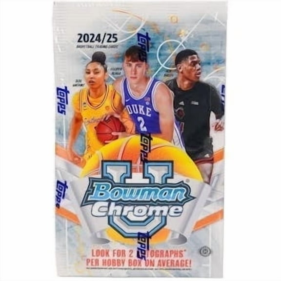 2024/25 Bowman University Chrome Basketball Hobby Box