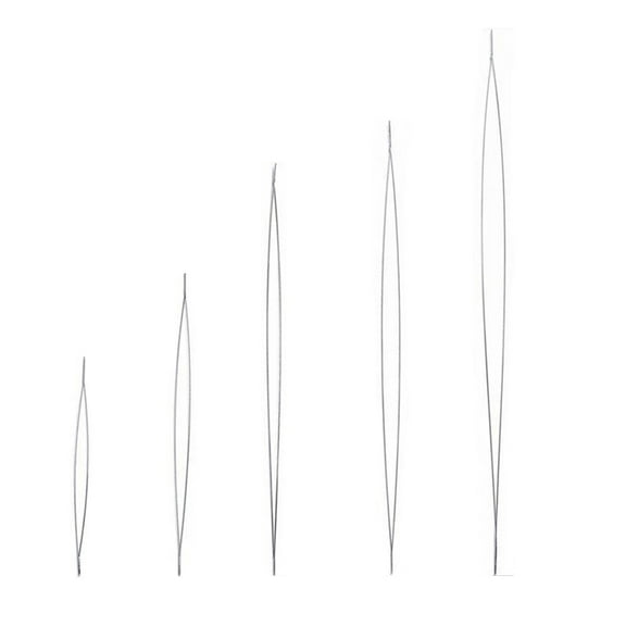 5pcs Easy to Use Bead Needle Collapsible Sewing Needle Pins Jewelry Making Tool for Crafting Necklaces and Bracelets
