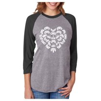Tstars Womens Valentine's Day Video Gamer Jersy Shirts Love Controllers Heart Gamer Cute Gift Idea for Her Wife 3-4 Women Sleeve Baseball Jersey Shirt