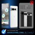 thumbnail image 2 of [3-Pack] Fangtian 3D Curved For Pixel 7 Pro Screen Protector Tempered Glass 9H Glass For Google Pixel 7 Pro 6.7Inch -[Fingerprint Unlock][Alignment Tool], 2 of 6