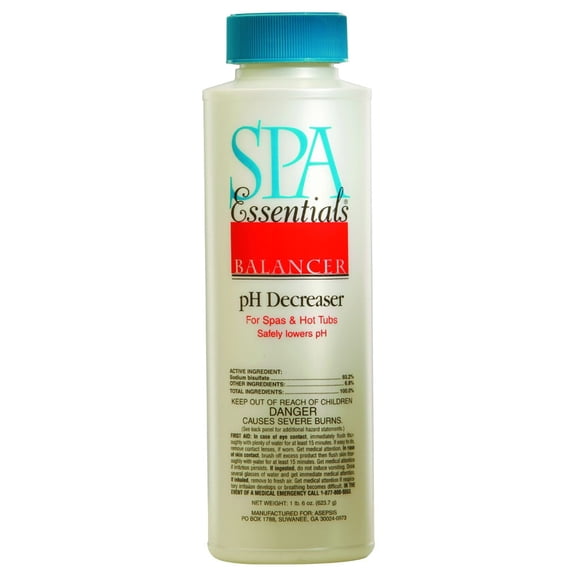 Spa Essentials 32519000-02 pH Decreaser, 2-Pack, White