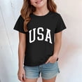 thumbnail image 2 of Zshosam Baby T Shirt Unisex Kids Thin Pullover Sweatshirt T-Shirt Toddler Baby Crewneck Short Sleeve Tshirts Tops Blouse Size 3T 4T,(Black 3-4 Years), 2 of 5