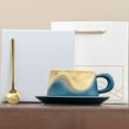 thumbnail image 6 of Ceramic Cup Coffee Cup And Saucer Set Lattes Ceramic Mug Practical Gifts Gift Set Coffee Mug, 6 of 6