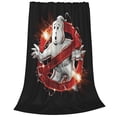 thumbnail image 3 of Ghostbusters Logo Flannel Blanket Ultra-Soft Micro Fleece Throw Blanket For Bed Sofa Couch Car Office Unisex Adult Fuzzy Bed Blanket Cozy Kids Throw Blanket 80"x60", 3 of 8