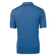 thumbnail image 3 of Men's Cutter & Buck Blue Durham Bulls Virtue Eco Pique Tile Print Recycled Polo, 3 of 3