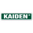 thumbnail image 1 of SignMission SS-KAIDEN 4 x 18 in. Childrens Name Room Street Sign - Kaiden, 1 of 1
