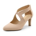 thumbnail image 1 of Zapatos de Tacón Bajo para Mujer DREAM PAIRS DWUMPU2501 Nude 7 cm, 1 of 7