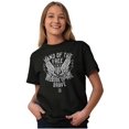 thumbnail image 3 of Land of the Free Because of the Brave Men's Graphic T Shirt Tees Brisco Brands S, 3 of 4