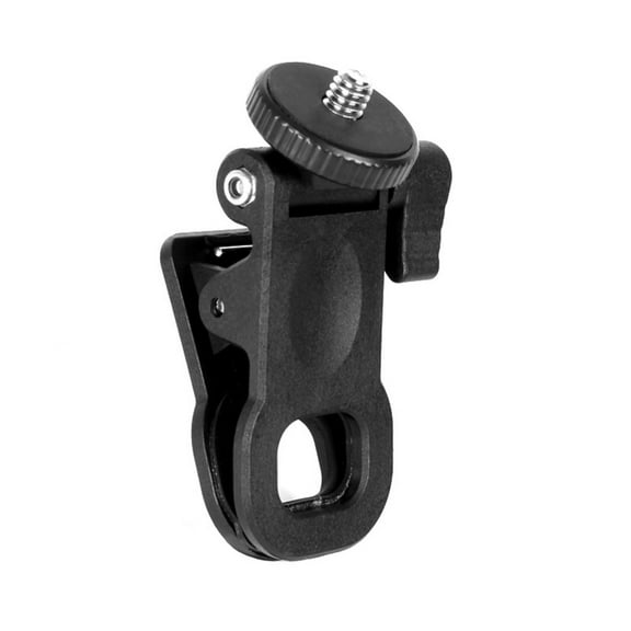 Universal Fill Light Clip Camera Flash Holder Mini 1/4 Screw Mount Fill Light Clamp for Phone Tripod & Tablet Clamp