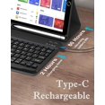thumbnail image 6 of Rechargeable magnetic keyboard case with pen slot fits iPad 7/8/9 Gen 10.2", Pro 10.5", Air 3, 6 of 7