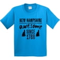 thumbnail image 3 of Inktastic New Hampshire Awesome Since 1788 Youth T-Shirt, 3 of 5