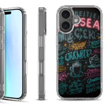 For iPhone 17 Shockproof Protective Phone Case, by OneToughShield - Abstract Menu