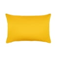 thumbnail image 3 of Melon Silk Velvet Ikat Pillow, 16" X 24", 3 of 3