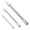 White, variant on Black Spring Steel Flexible Socket Extension Bar Set(1/4in, 3/8in, 1/2in), 360° Swivel High Torque Wrench Extender for Auto Repair, Mechanic Workshop Hand Tool Accessories