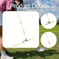 thumbnail image 6 of Golf Swing Trainer Alignment Stick Holder Training Aid Adjustable Fiberglass Material for Indoor Outdoor Golfer Practice, 6 of 6