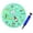 Green#0623-121, variant on Cat Water Sensory Play Mat Upgraded Thickened PVC Leak Proof Scratch Resistant 25.6" Interactive Cooling Pad for Indoor Cats Boredom Relief Daily Exercise