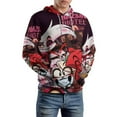 thumbnail image 3 of Hazbin Hotel Hoodie 3D Print Pullover Hooded Long Sleeve Sweatshirts Tops Blouse with Pocket for Mens Womens, 3 of 7