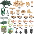 thumbnail image 3 of Set militar de 3 nutrias para hombre, 120 unidades, con vehículos y tapete de juego, 3 of 6