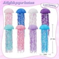 thumbnail image 2 of Mermaid Birthday Decorations, Jellyfish Paper Lanterns Pink Purple Blue White Hanging Lantern for Mermaid Birthday Party Baby Shower Under The Sea Ocean Decorations Pack of 8, 2 of 14