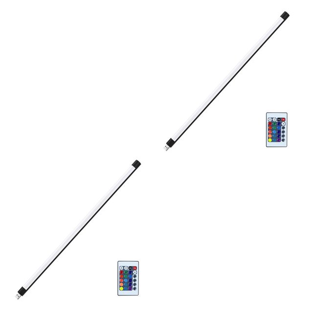 Wosthever Luces de relleno Stick Control remoto Inalámbrico 2800-6000K Lámpara RGB Varita que cambia de color Respiración Selfie Iluminación Type1 NO1