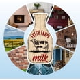 thumbnail image 4 of "Fresh Farm Milk" Vintage Metal Tin Sign Retro Milk Bottle Plaque Poster Metal Wall Decorative Tin Signs for Home Kitchen Restaurant Coffee Shop Club Bar Decoration, 4 of 7