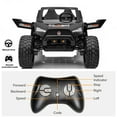 thumbnail image 4 of VOLTZ TOYS UTV 24 V pour Enfants à 2 Places - Buggy des Dunes Tout-Terrain Réaliste avec Pneus EVA, Suspension à Ressorts, Télécommande et Musique - Noir, 4 of 7