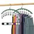 thumbnail image 1 of Organizador de leggings Volnamal para armario con 10 clips, capacidad para 20 leggings, 1 of 8