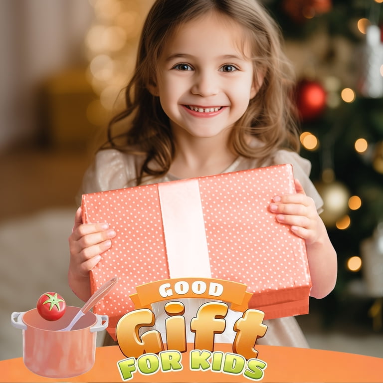 KOPPOP Toddler Kitchen Set with 20+ Play Food & Accessories photo 5