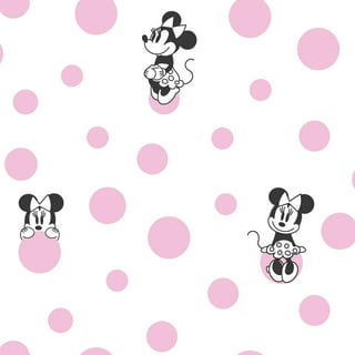 Minnie Mouse Polka Dots Cartoon Characters Decors Wall Sticker Art Design  Decal for Girls Boys Kids Room Bedroom Nursery Kindergarten House Home  Decor Stickers Wall Art Vinyl Decoration (40x35 inch) 