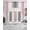 Pink, variant on Sage Green Grey Swag Kitchen Curtains Sets for Windows 24 Inch Length, Gray Farmhouse Modern Rustic Short Window Curtain Panels Swags Valances and Tiers 3 Piece Set for Cafe/Dining Room