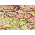 thumbnail image 1 of Ahgly Company Machine Washable Indoor Rectangle Transitional Petra Gold Brown Area Rugs, 7' x 9', 1 of 7