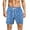 Blue, variant on Axiiglly Mens Shorts Casual Drawstring Beach Shorts Quick Dry Hawaiian Printed Swim Trunks with Pockets