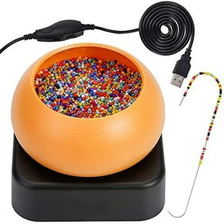 Electric Bead Spinner, Clay Bead Spinner, Adjustable Speed Beading Bowl  Spinner, Automatic Seed Bead Spinner