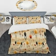 thumbnail image 2 of Designart "Pastoral Beige Blossoms" Floral Bedding Covert Set - Cottage Bed Set With 2 Shams, 2 of 5